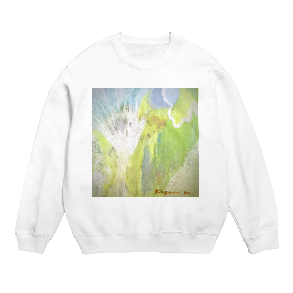 kirokokeshiの氷の世界に桜が咲く Crew Neck Sweatshirt