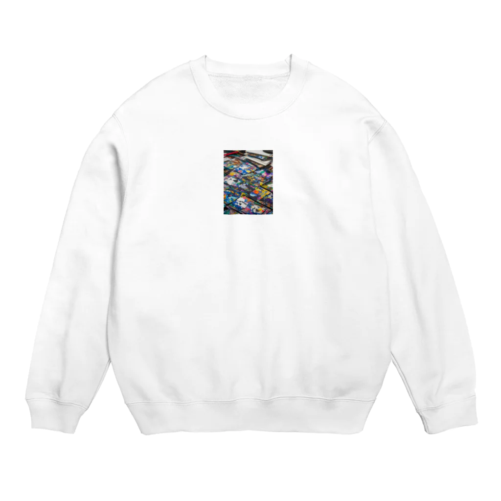 ○○の不思議のパレットの不思議 Crew Neck Sweatshirt