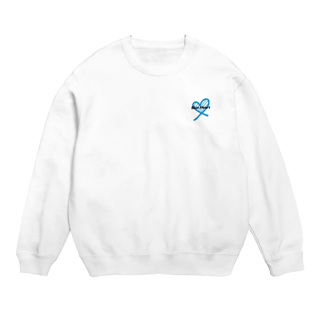 SEXのBlue Heart Crew Neck Sweatshirt