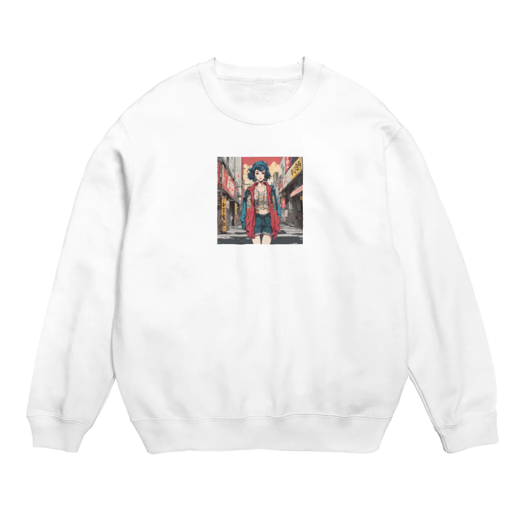 YONNKITCHのクールガール Crew Neck Sweatshirt