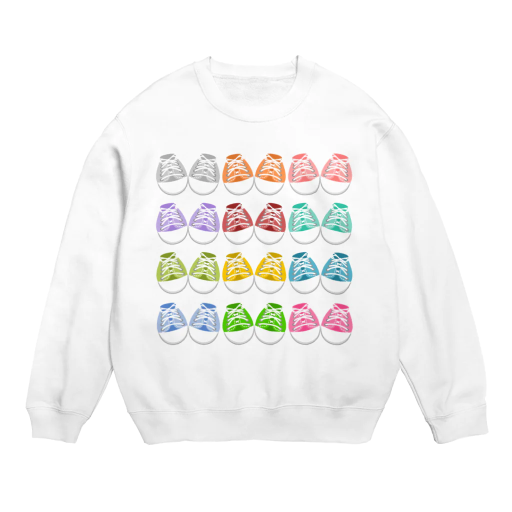 A33のカラフルシューズ Crew Neck Sweatshirt