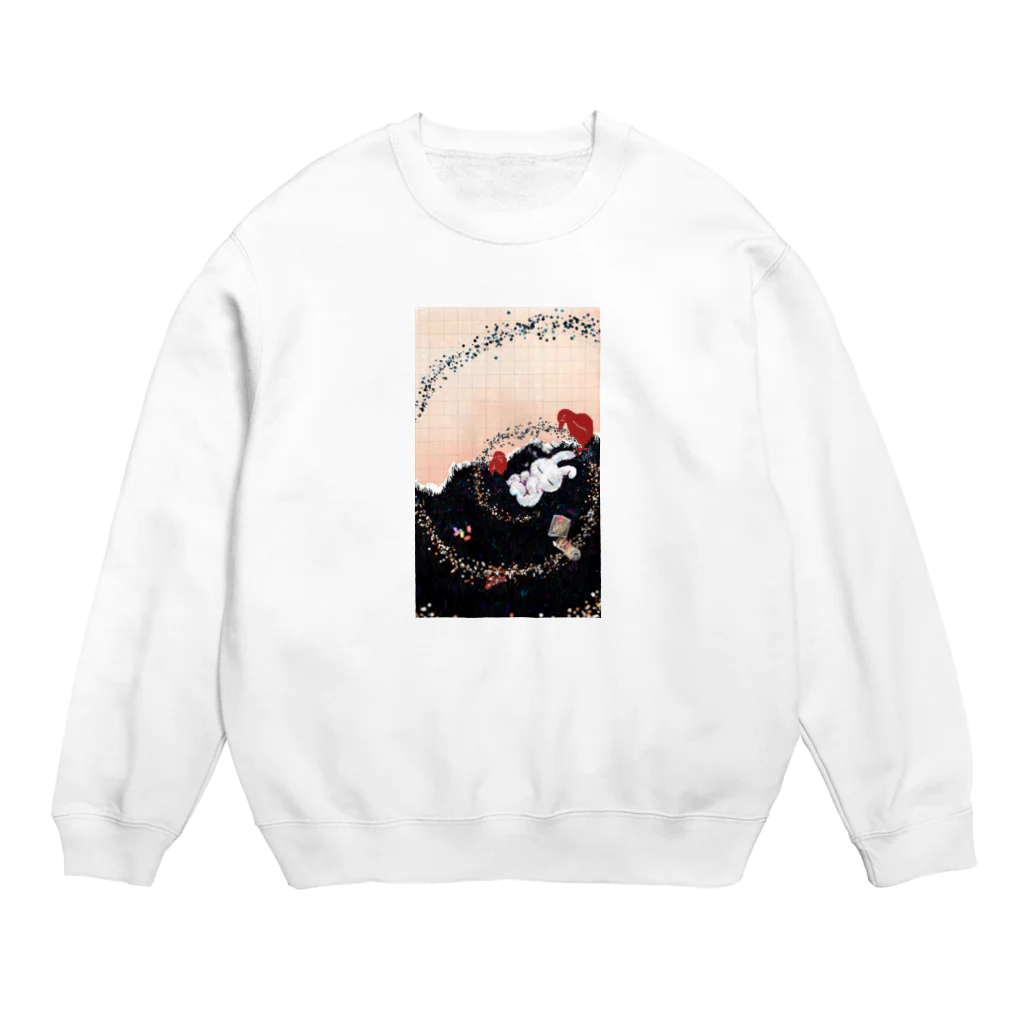 ににちゃんのハローグッドナイト Crew Neck Sweatshirt