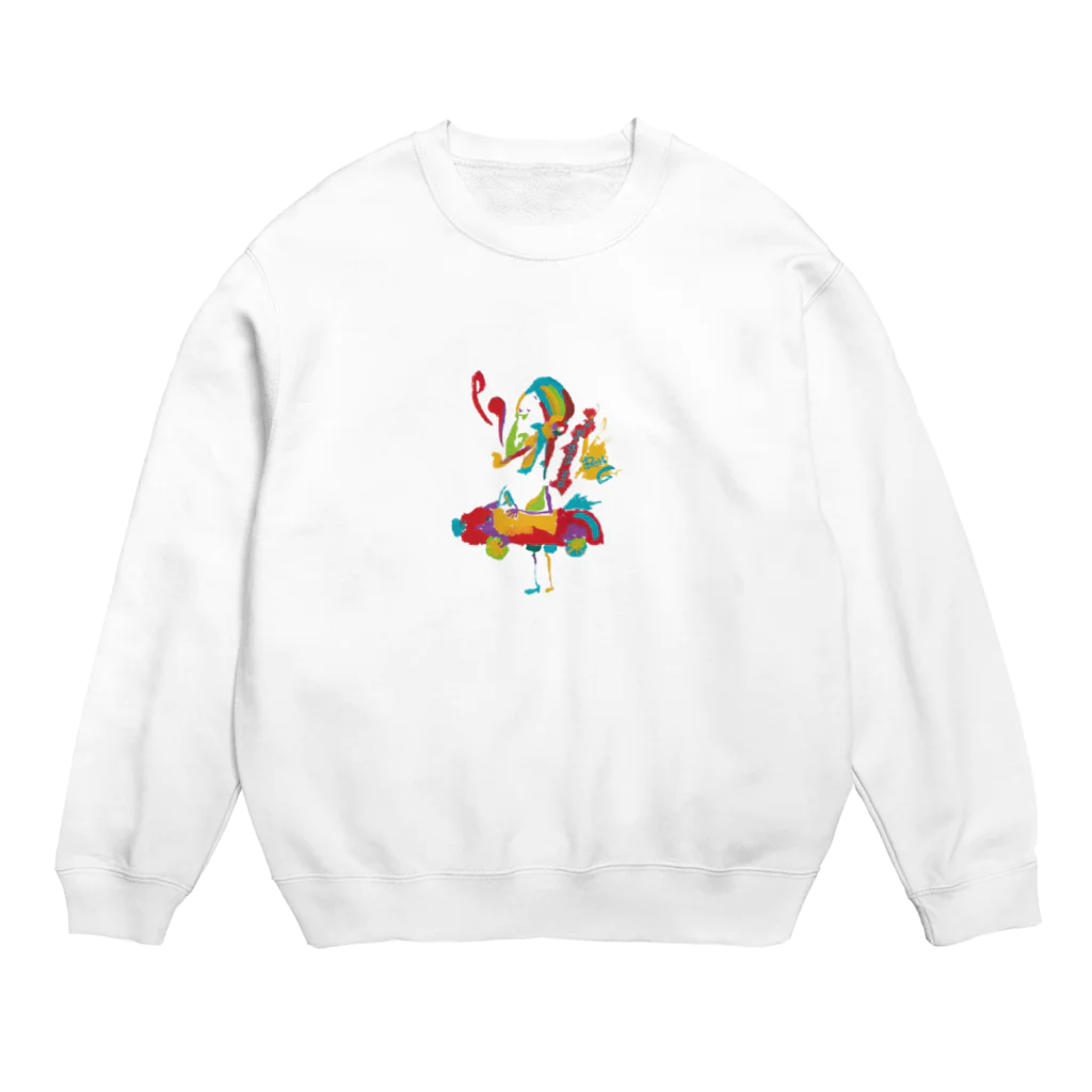 Bon爺の▷Bon爺オープンカーに憧れた！ Crew Neck Sweatshirt