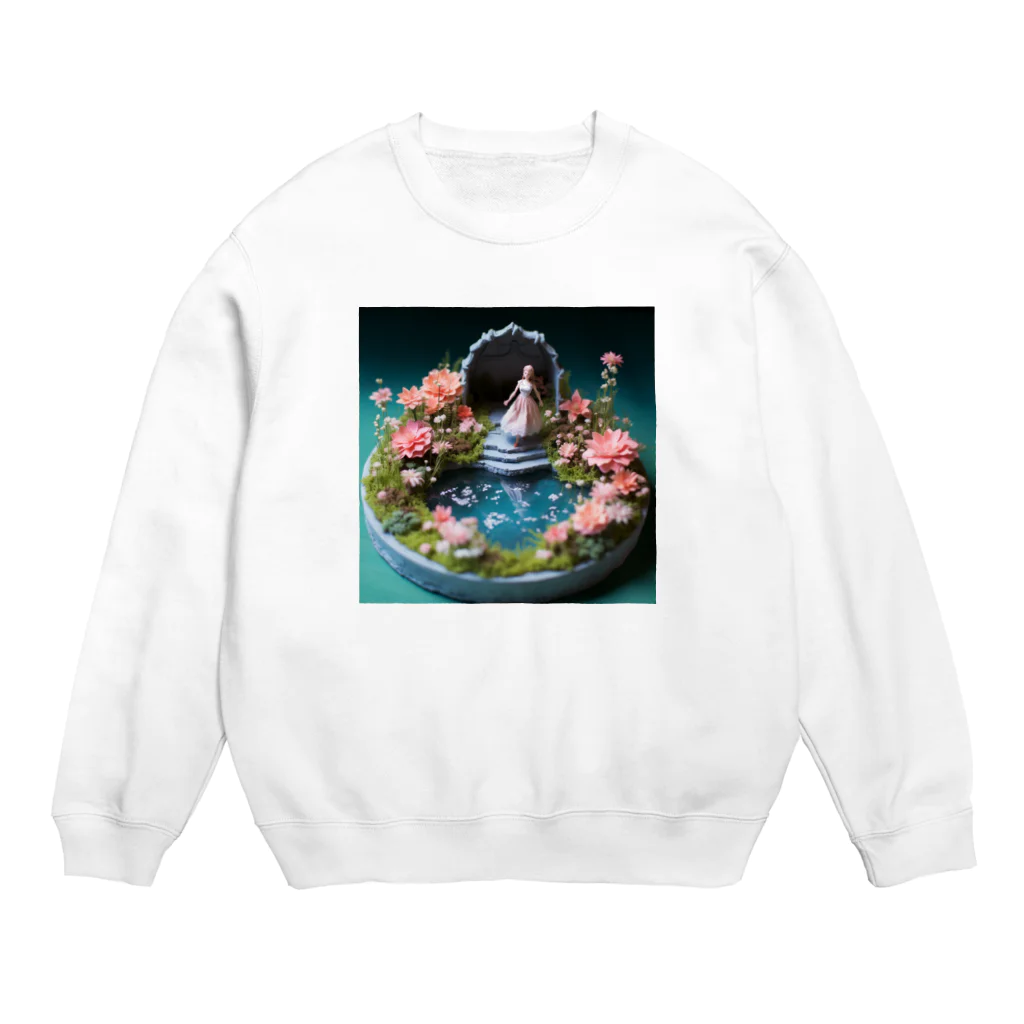 AQUAMETAVERSEの花を飾るインテリア　なでしこ1478 Crew Neck Sweatshirt