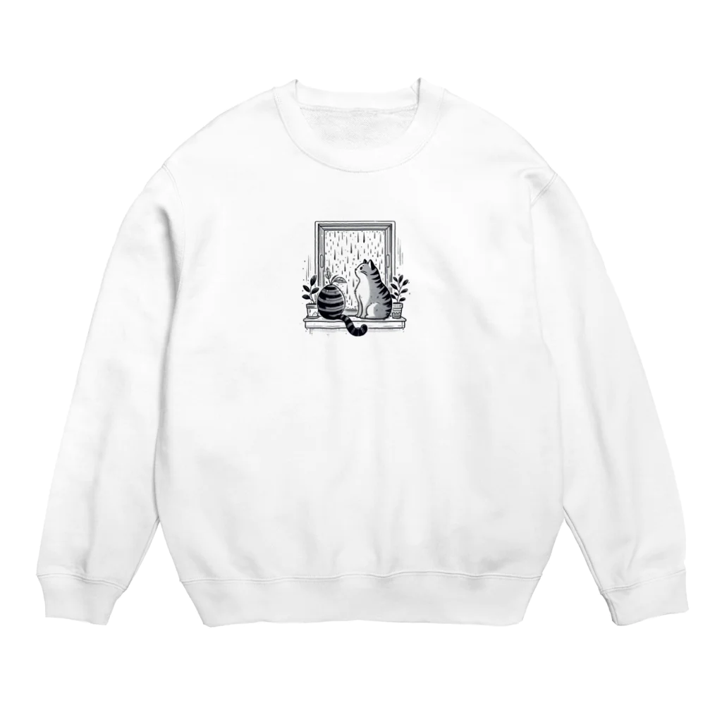 Akiraの猫 Crew Neck Sweatshirt