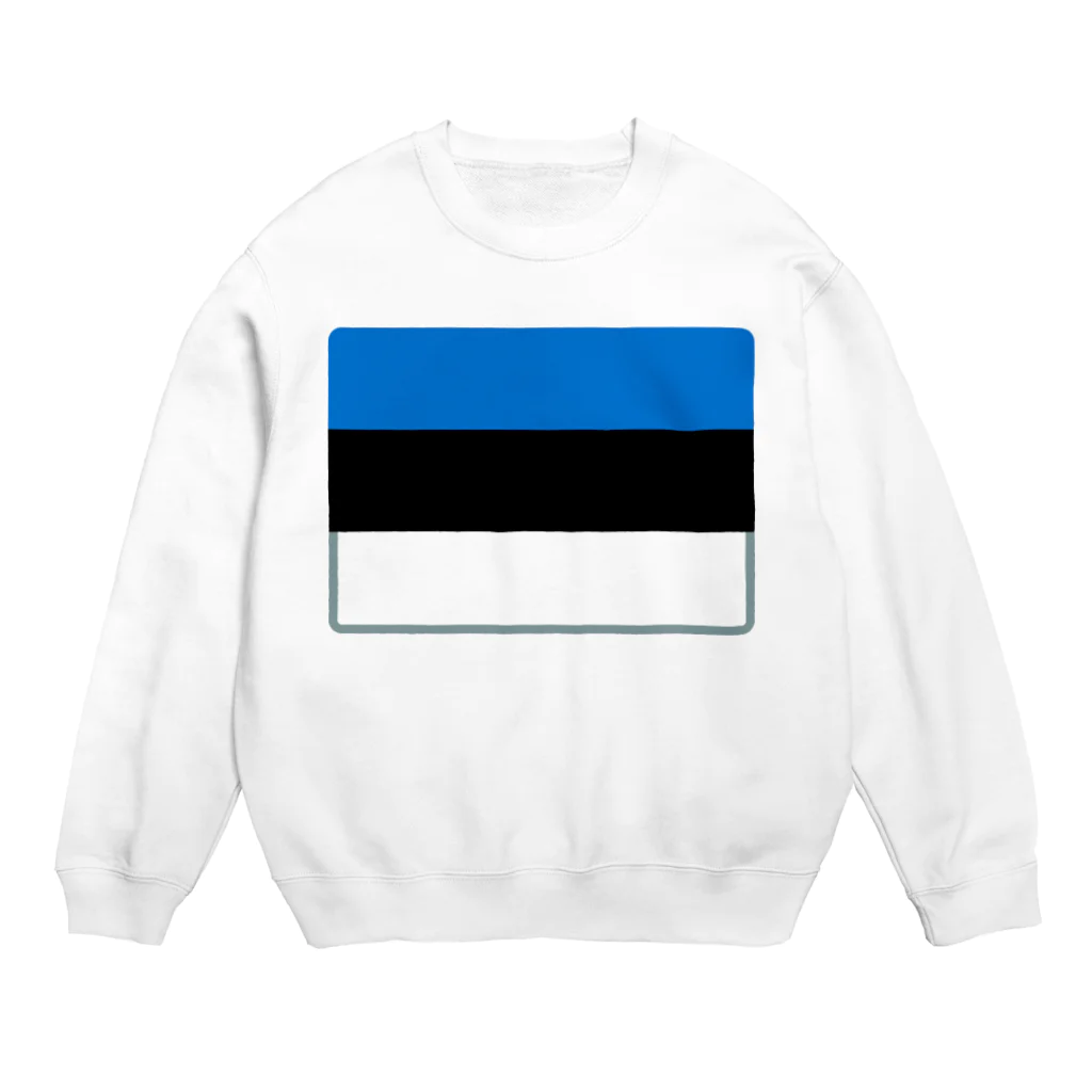 お絵かき屋さんのエストニアの国旗 スウェット