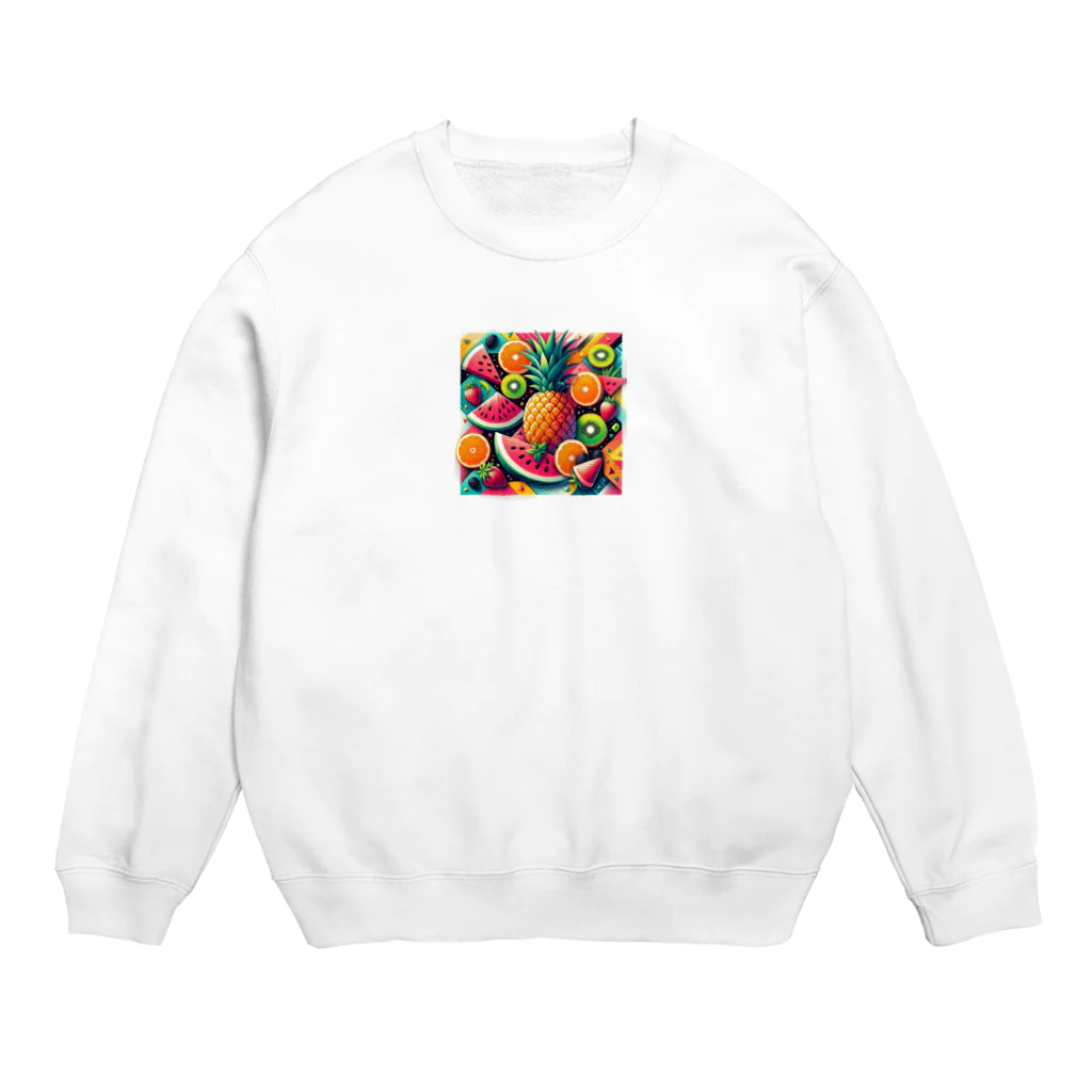 ふぃーちゃーのとろぴかる Crew Neck Sweatshirt