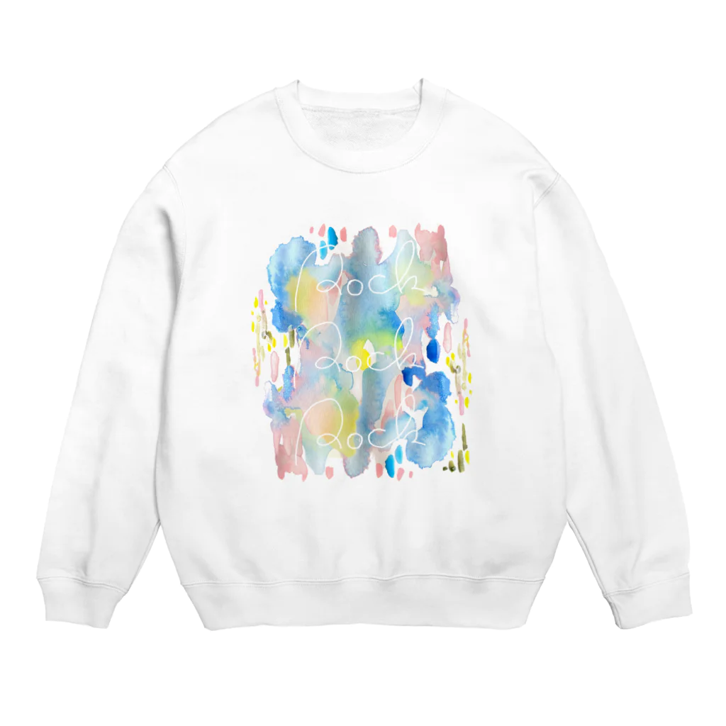 hugging love ＋《ハギング ラブ プラス》のAwai-Rock Crew Neck Sweatshirt