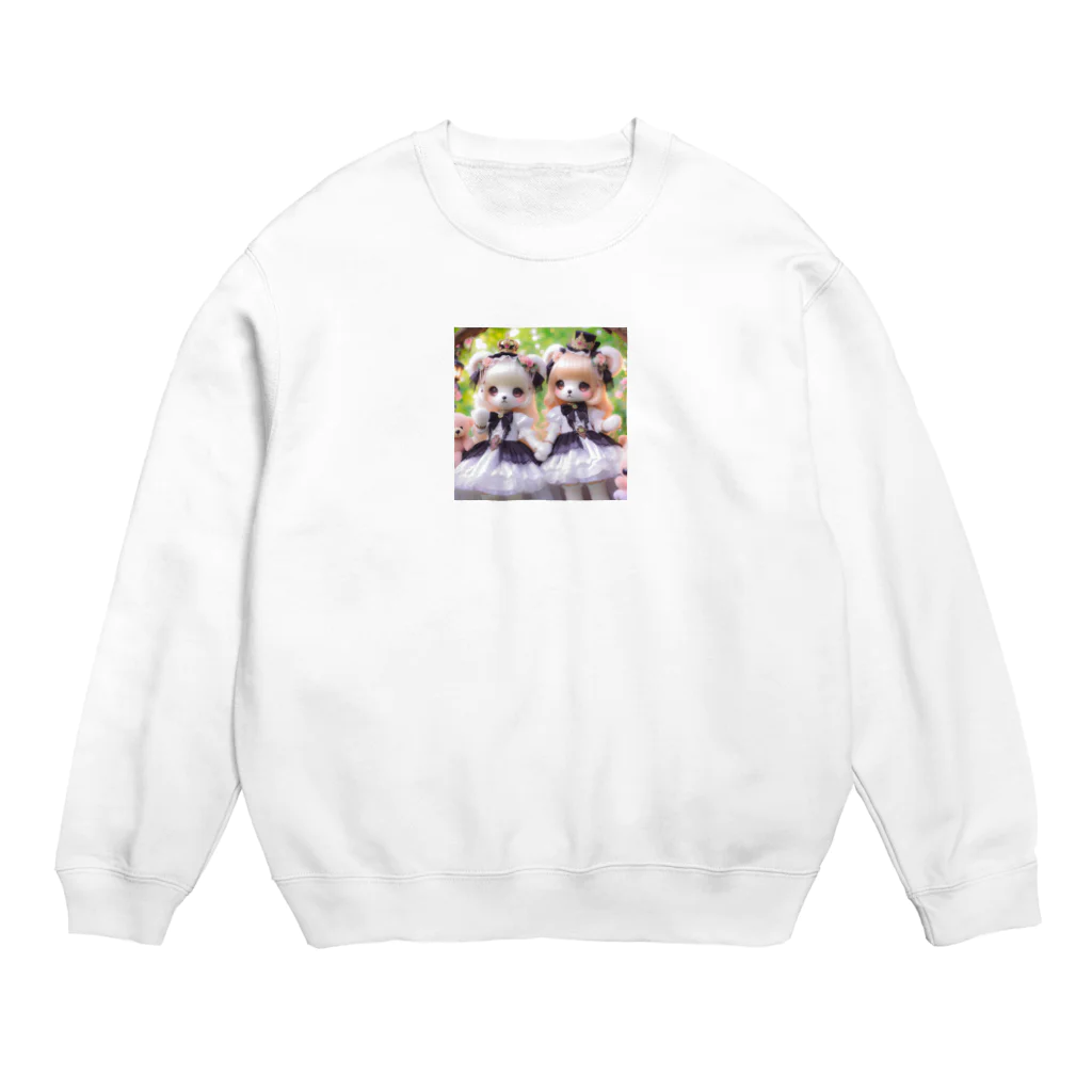 neYunのカワイイくまさんユニットがついにデビュー！ Crew Neck Sweatshirt