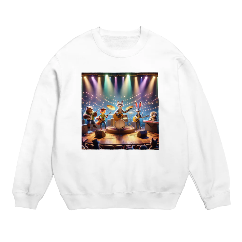 ANIMAL HEROES -musical band-のアニマルミュージックフェス：ビートの仲間たち Crew Neck Sweatshirt