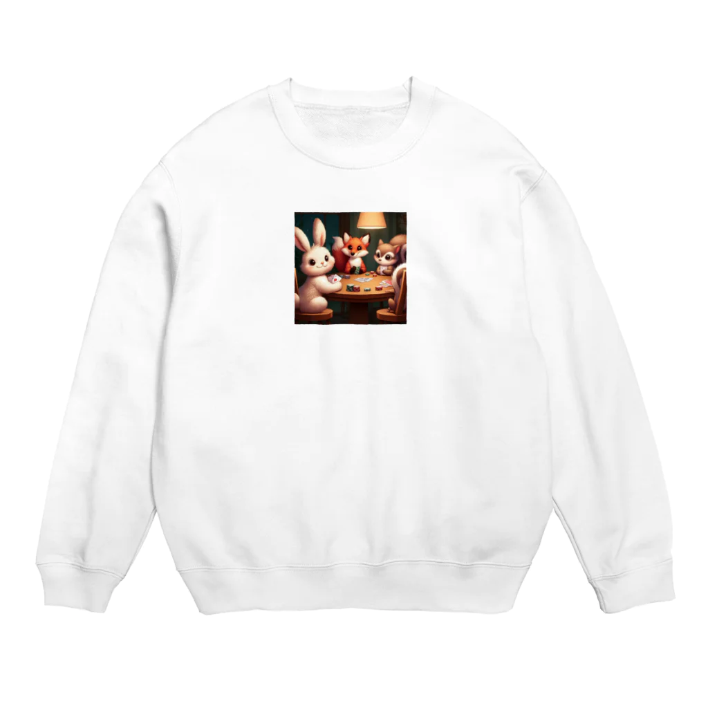 ayame_0923のポーカーアニマルズ Crew Neck Sweatshirt