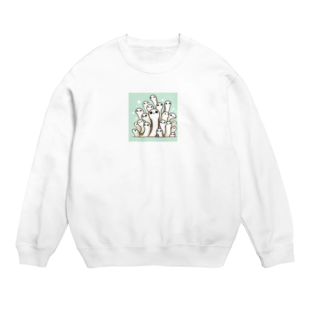 Michiru-2024のちんあなごくん Crew Neck Sweatshirt