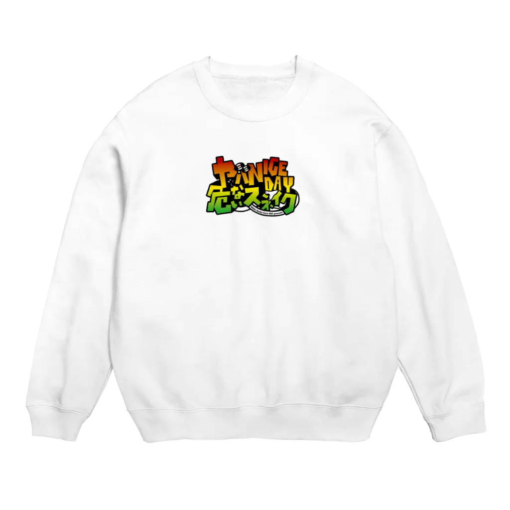 White Snake Crew 0827 公式ショップ【山口県岩国市】のヤバNICEDAY Crew Neck Sweatshirt