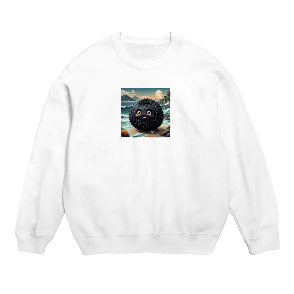 AI妖怪大図鑑のうに妖怪　バッフン Crew Neck Sweatshirt