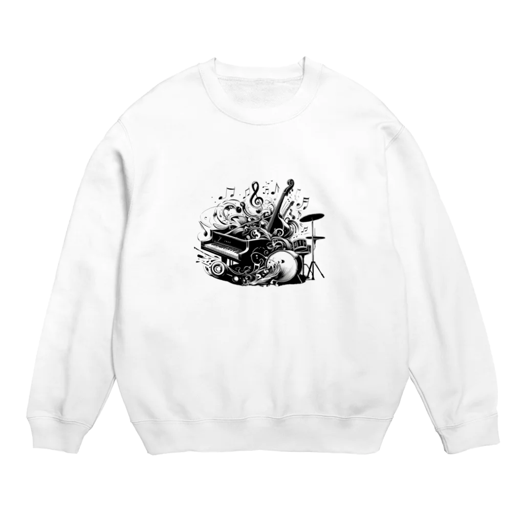 ニュートラルノードの♪Bursting Jazz Crew Neck Sweatshirt