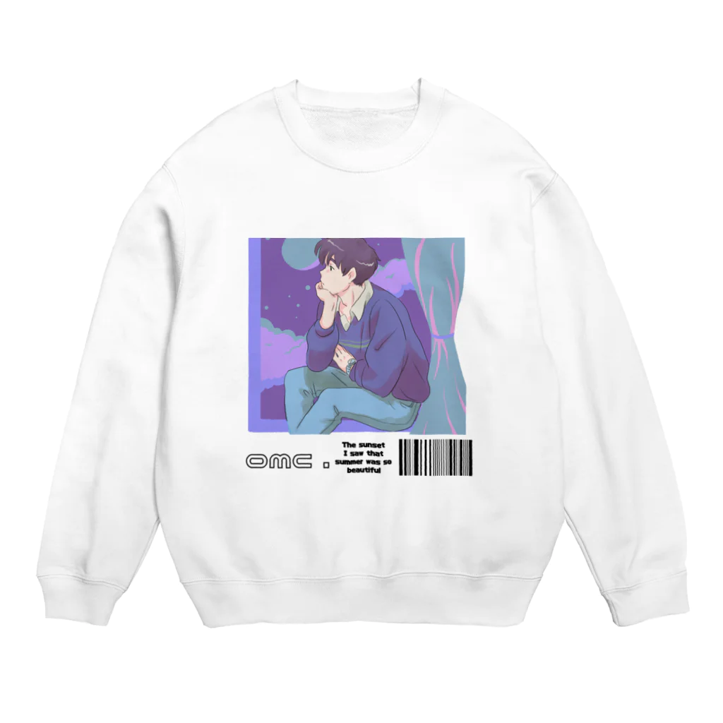 おもちショップのemotional boy Crew Neck Sweatshirt