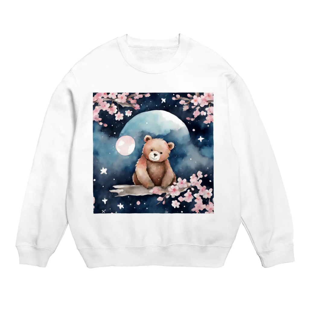 星降る夜にのsakura_bear Crew Neck Sweatshirt