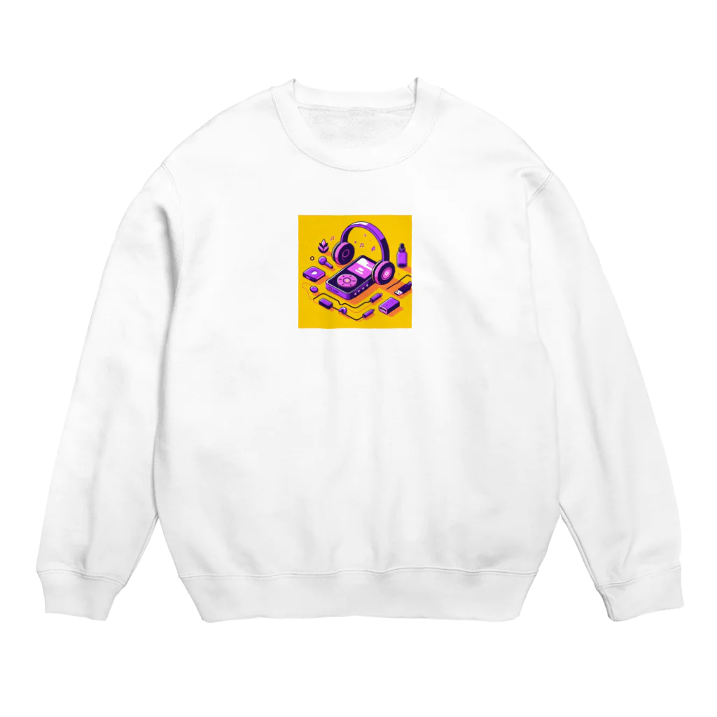 パープルルームのラッキーミュージック Crew Neck Sweatshirt