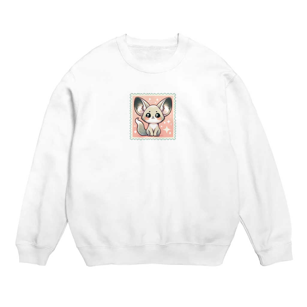 ゆうちゃんNFTいいねの耳長フェネックちゃん21 Crew Neck Sweatshirt