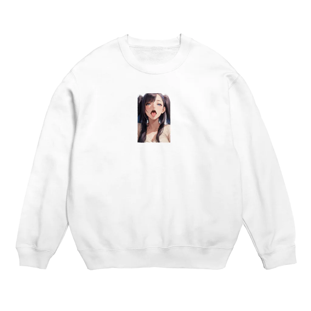 美少女学院の黒髪美少女　美鈴ちゃん Crew Neck Sweatshirt