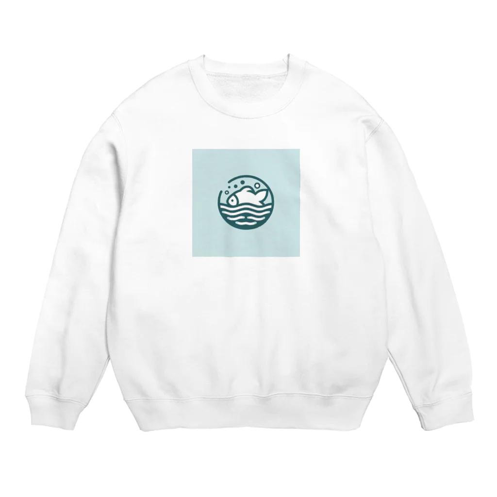 maturedのシンプルなお魚 Crew Neck Sweatshirt