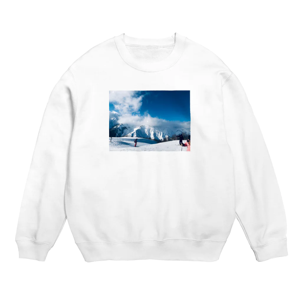 hachiストアのHAKUBA   Crew Neck Sweatshirt