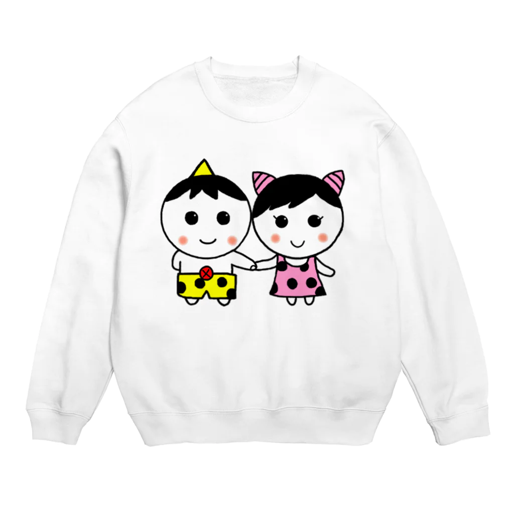 つのっきーのつのっきーとつのっぴー Crew Neck Sweatshirt