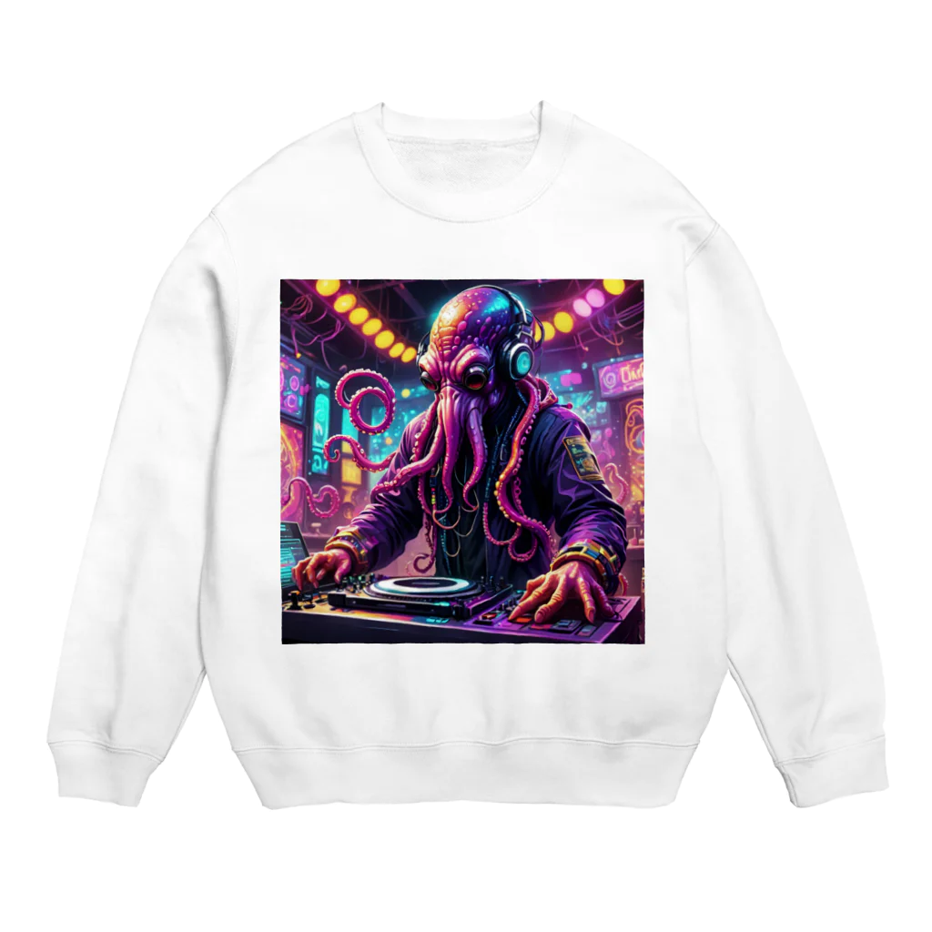 ちゃんろんのDJタコ Crew Neck Sweatshirt