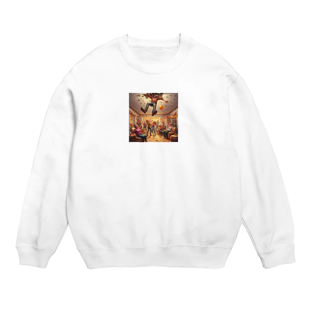 万銭ショップのこーべ大学 Crew Neck Sweatshirt