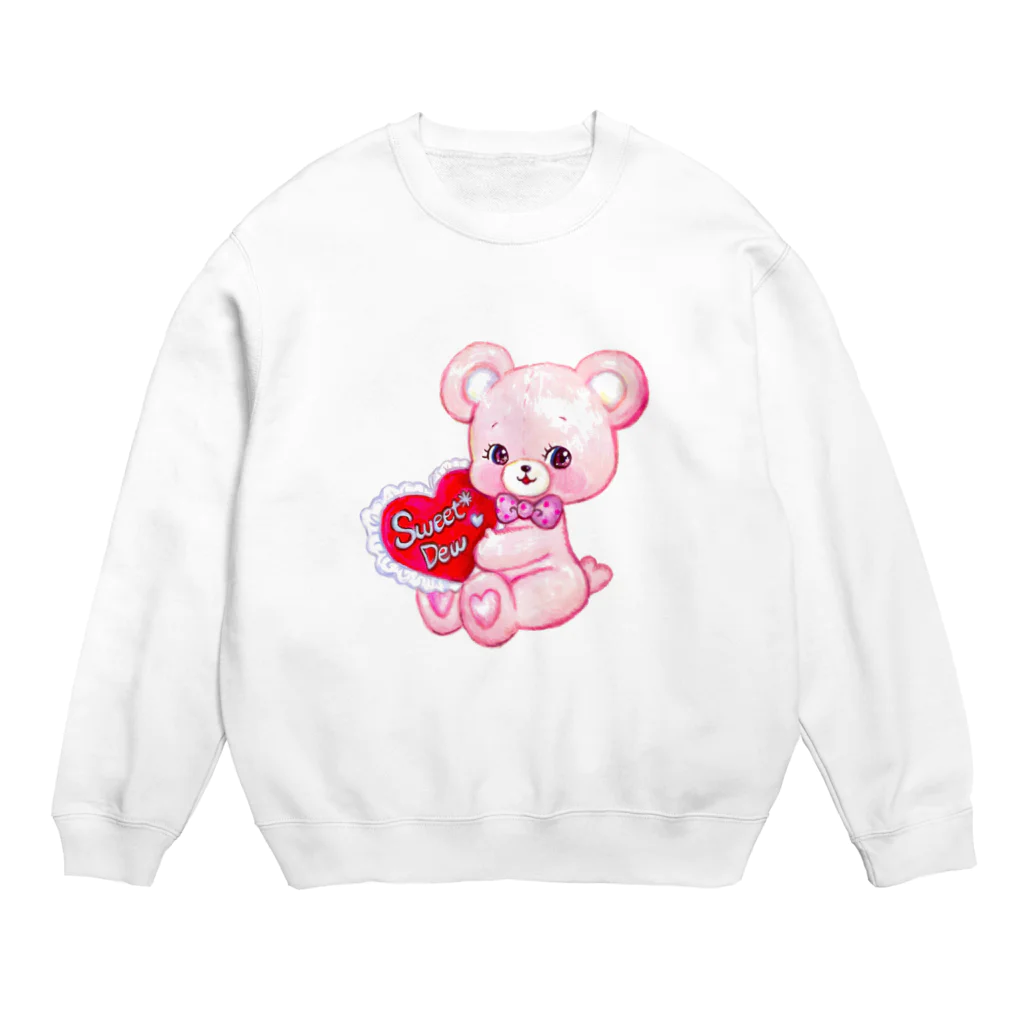 Sweet*Dewのくまちゃん Crew Neck Sweatshirt