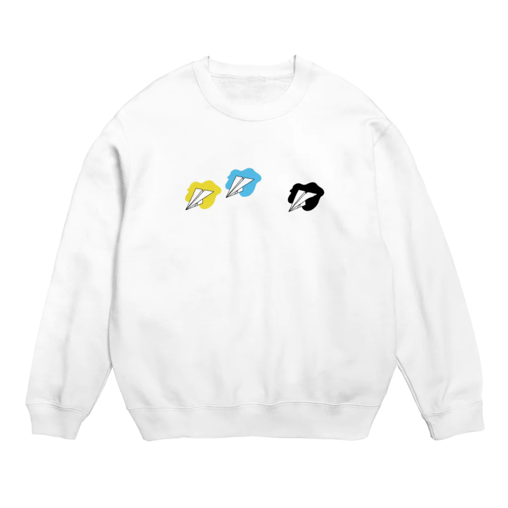 さとりの紙ヒコーキ Crew Neck Sweatshirt