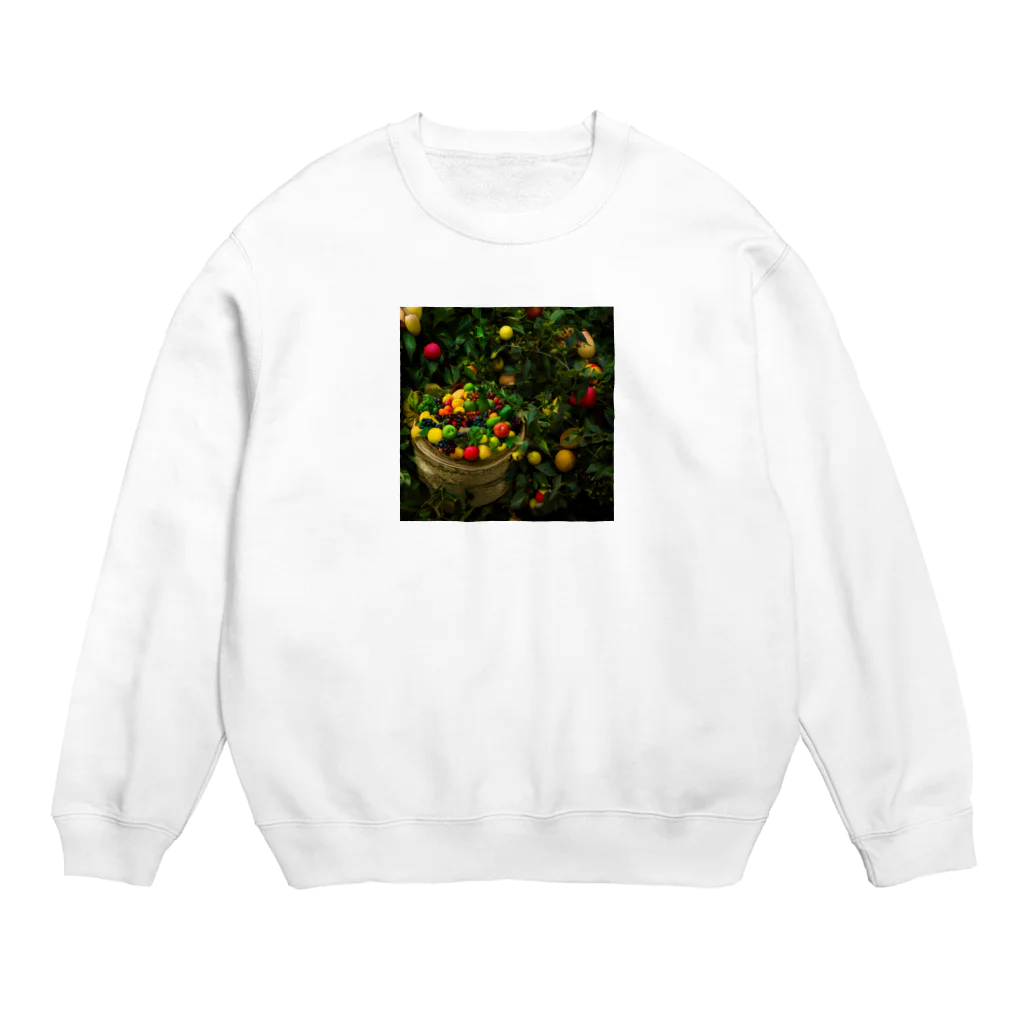 million-mindの大地の恵み Crew Neck Sweatshirt