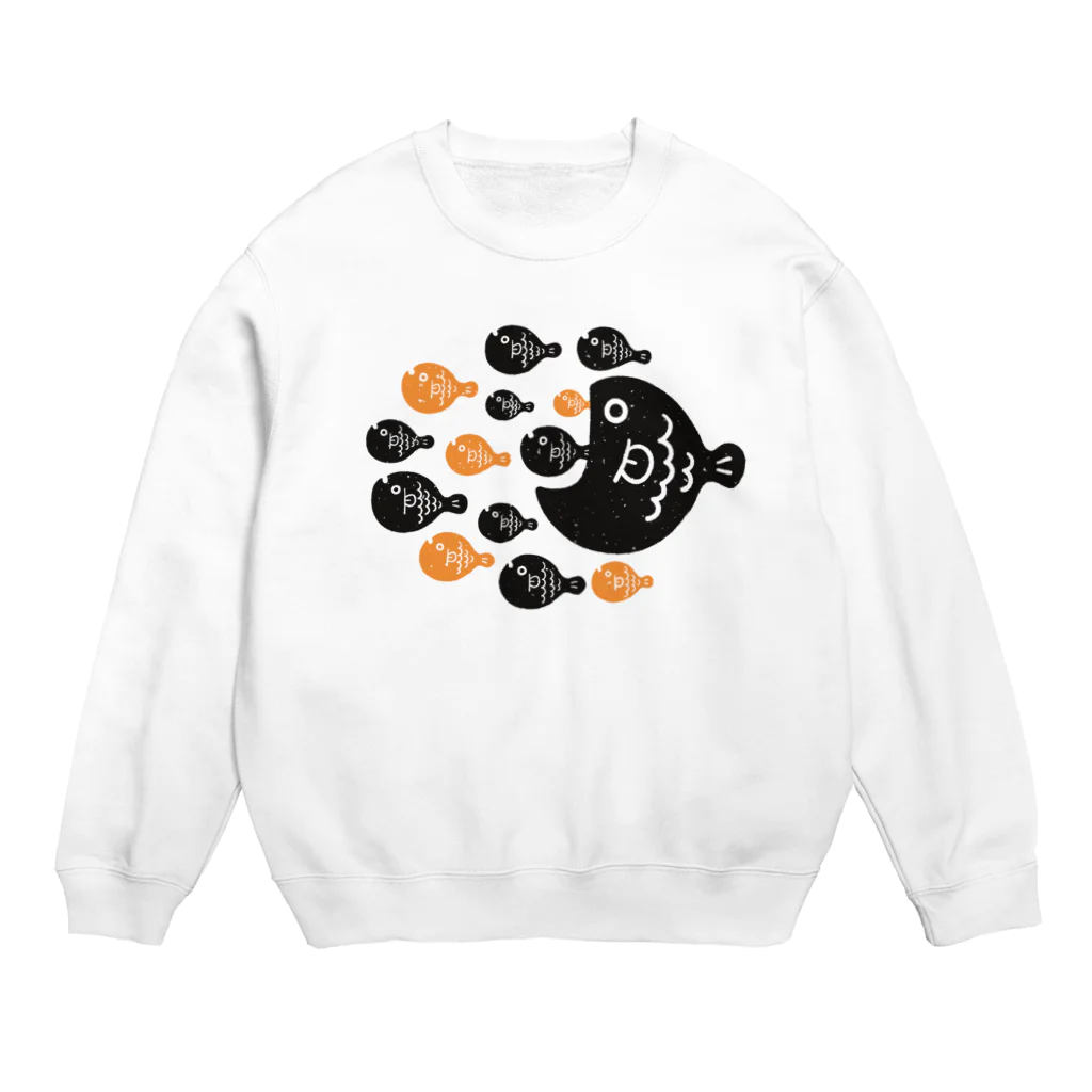 mincruのお魚さんは大家族 Crew Neck Sweatshirt