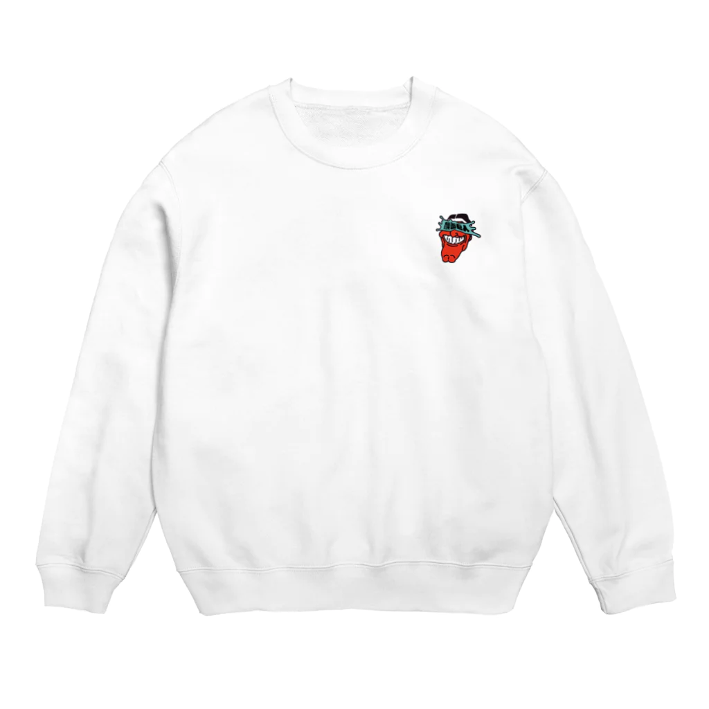 metagaimonの顔面ジャイアンツ公式グッズ05 Crew Neck Sweatshirt