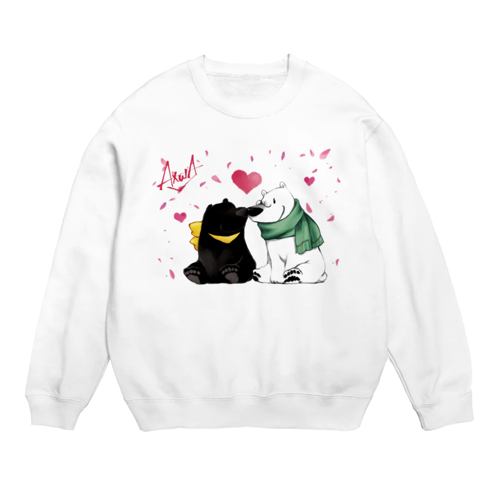 あくた˙ᴥ˙のくまふらーズ Crew Neck Sweatshirt