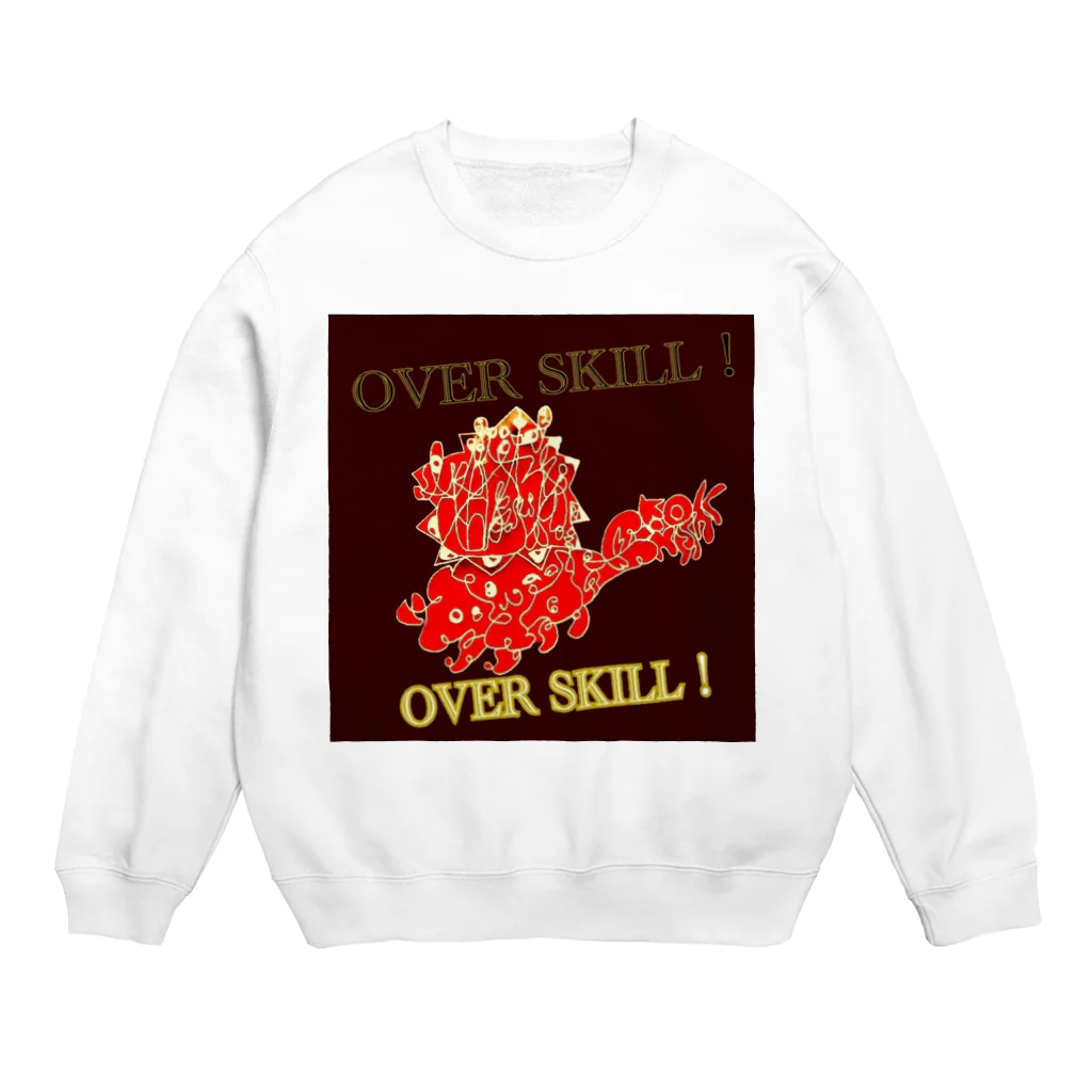 エネハピる〜🫧✨のOVER SKILL!  Crew Neck Sweatshirt