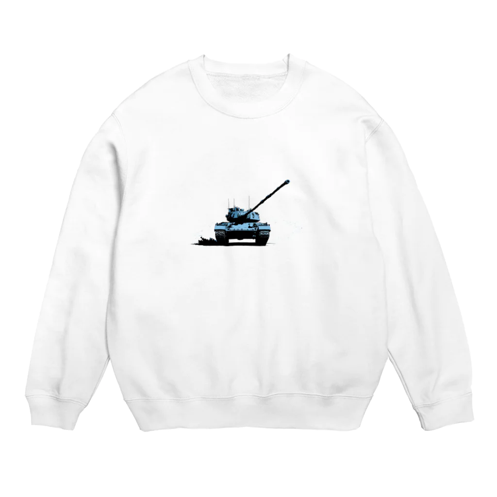 mochikun7の戦車イラスト02 Crew Neck Sweatshirt