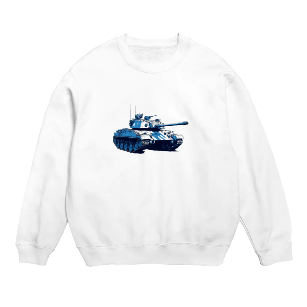 mochikun7の戦車イラスト04 Crew Neck Sweatshirt