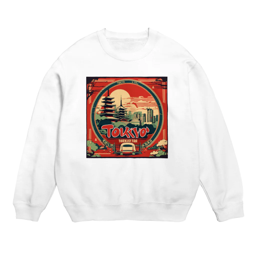 hotgoods shopの東京っぽいロゴ Crew Neck Sweatshirt