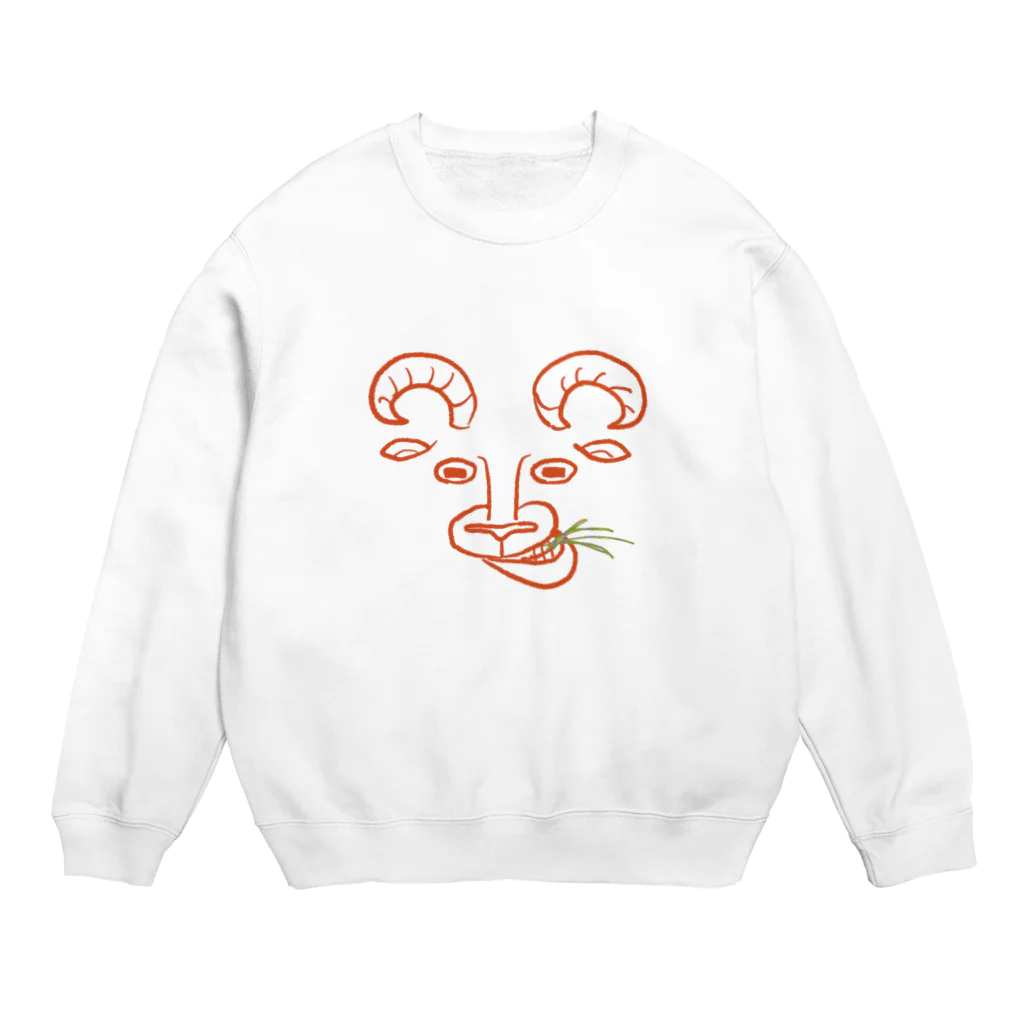 春風ジョウのひつじいさん Crew Neck Sweatshirt