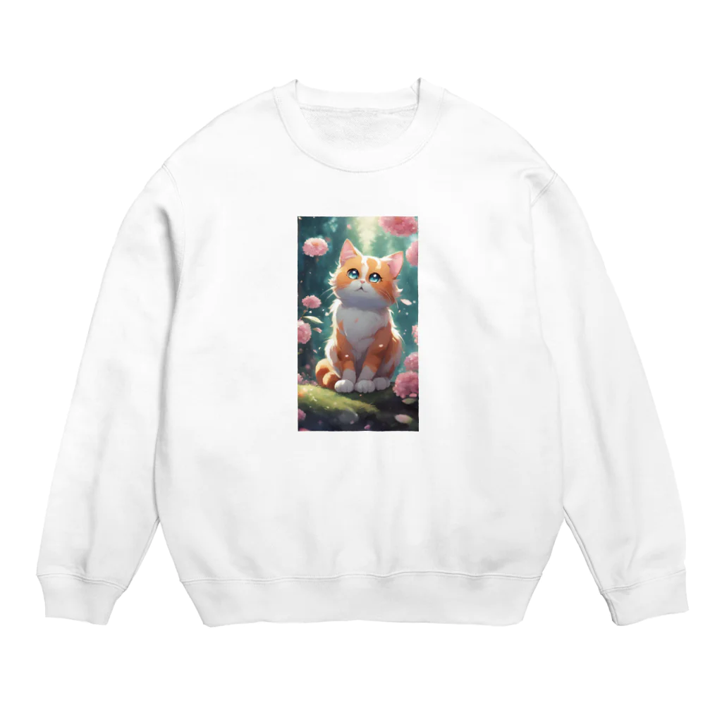 rimonennファミリーの自然の神様 Crew Neck Sweatshirt