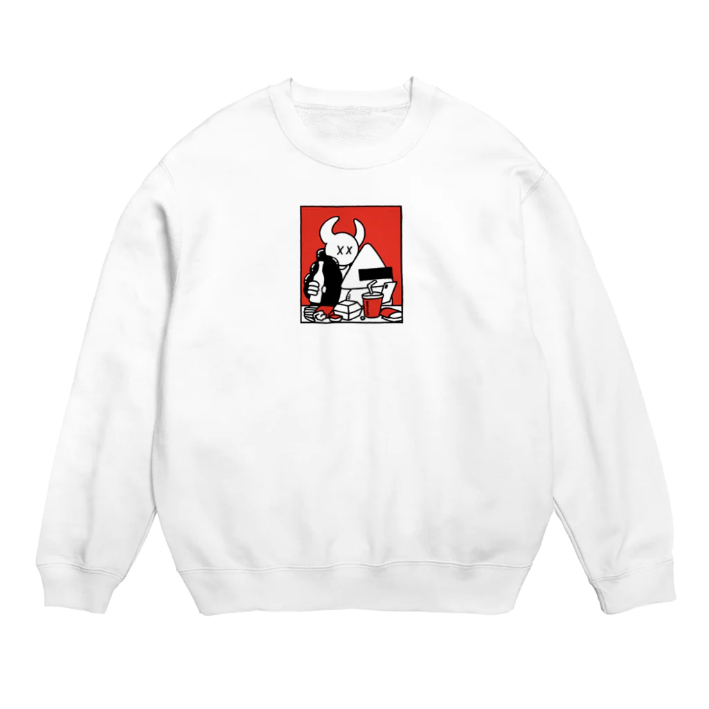 okamottaのファストフード Crew Neck Sweatshirt