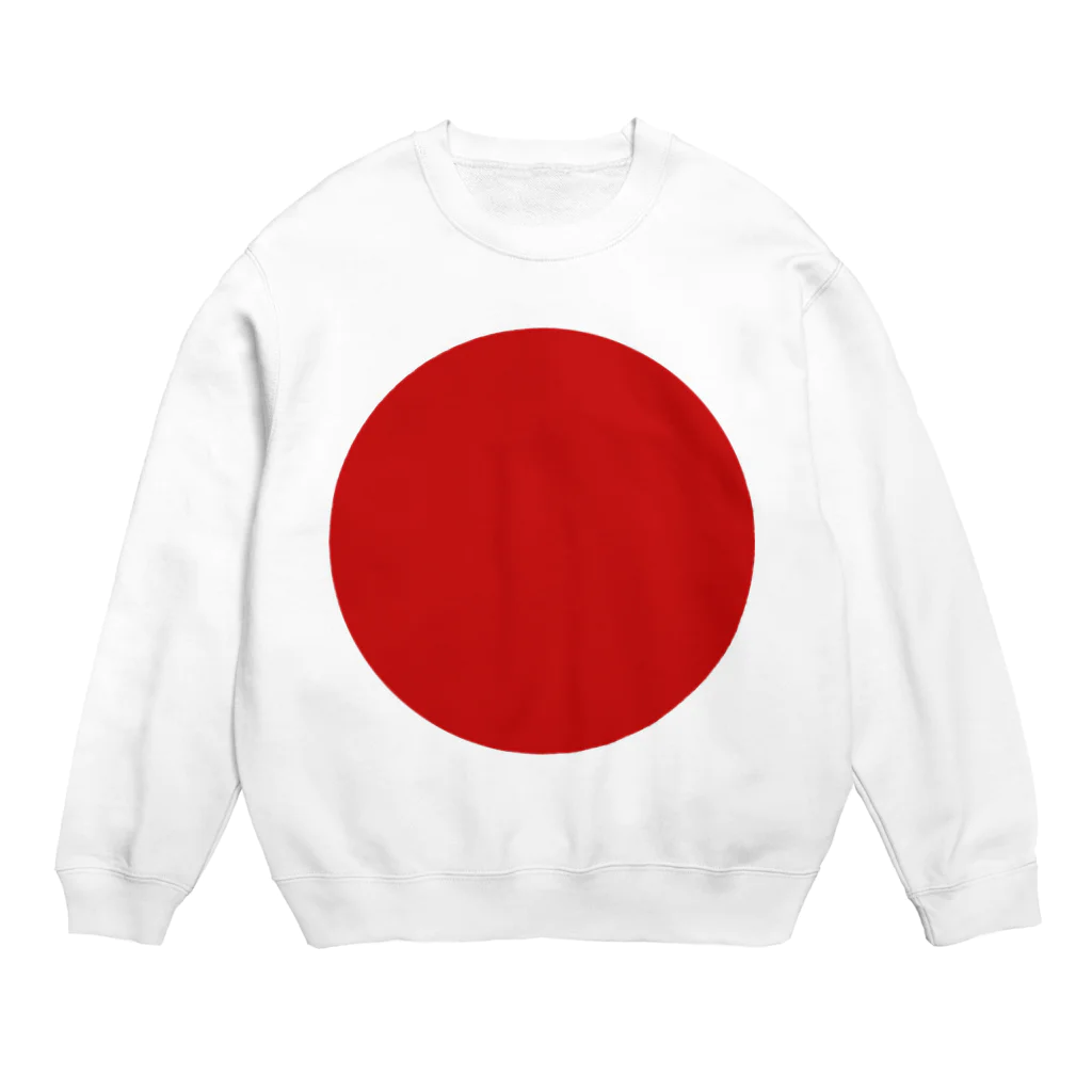 お絵かき屋さんの日本の国旗 Crew Neck Sweatshirt