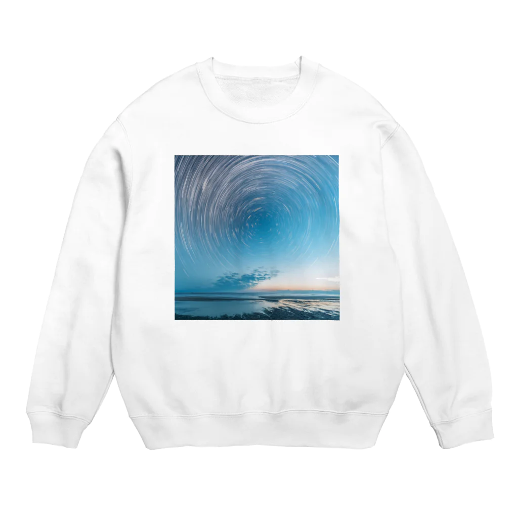 chan-takehaniの時間の渦 Crew Neck Sweatshirt