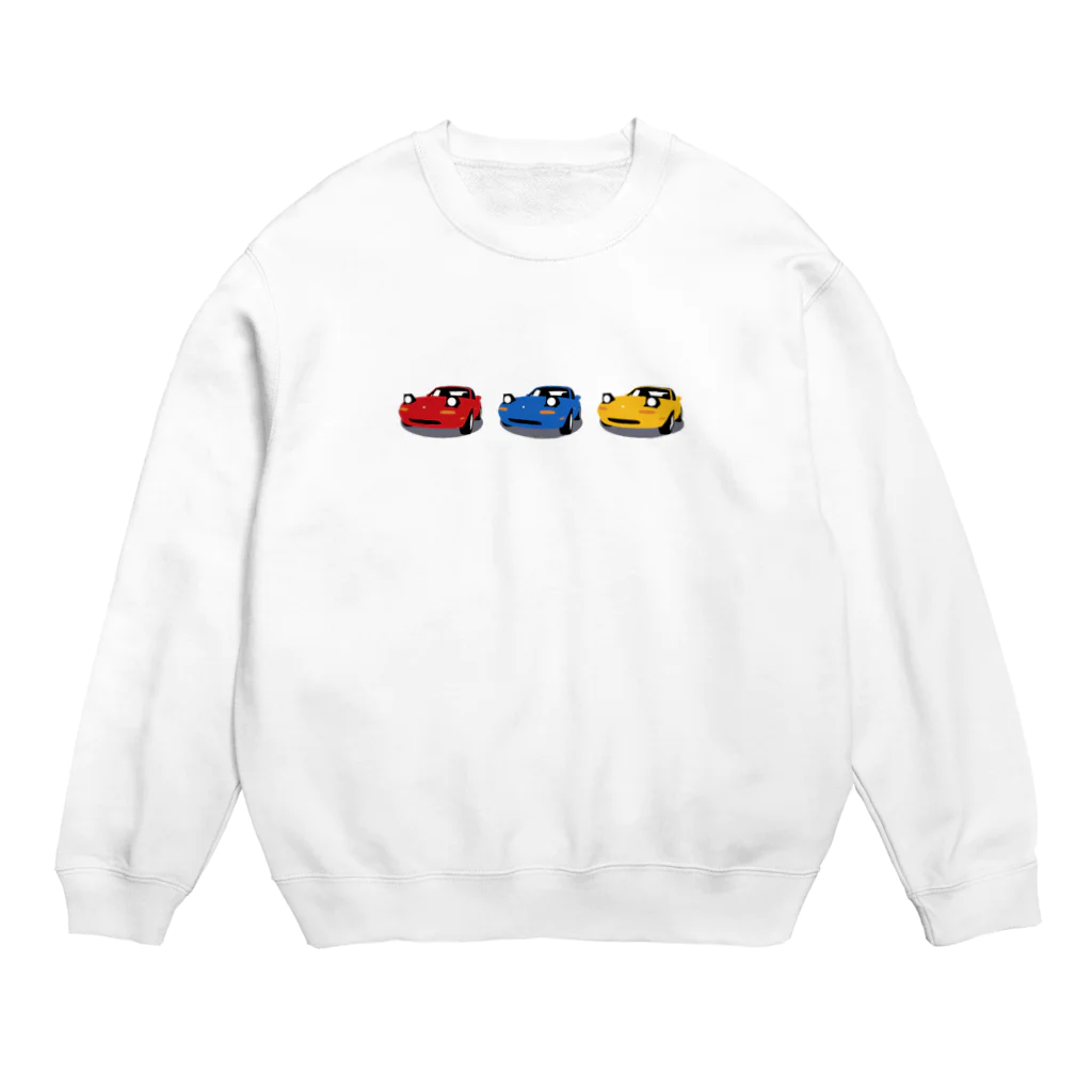 キャのNAロードスターなクルマ Crew Neck Sweatshirt