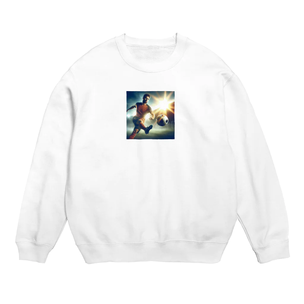 GUNSUNのサッカーの醍醐味 Crew Neck Sweatshirt