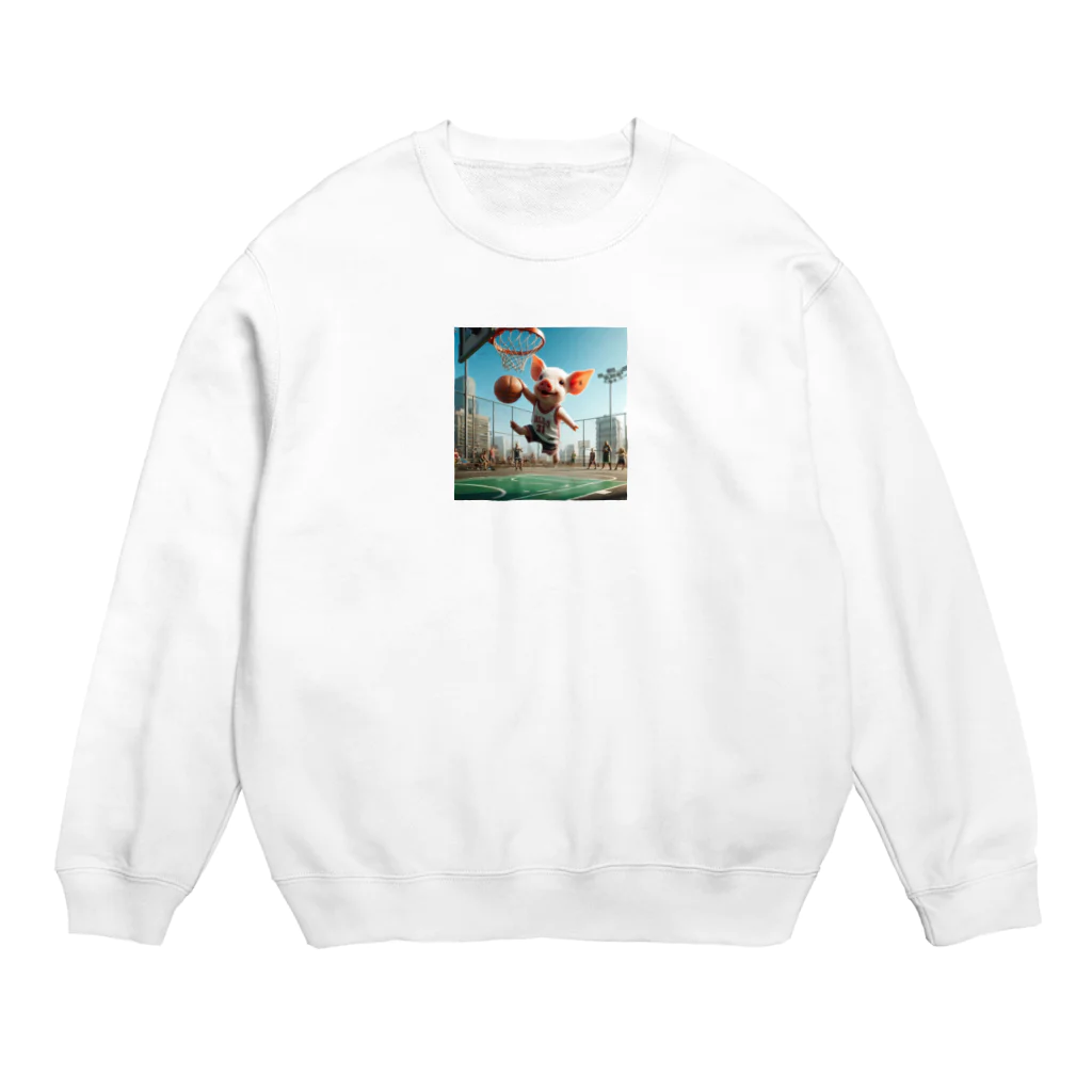 マシャのｐちゃんの冒険 Crew Neck Sweatshirt