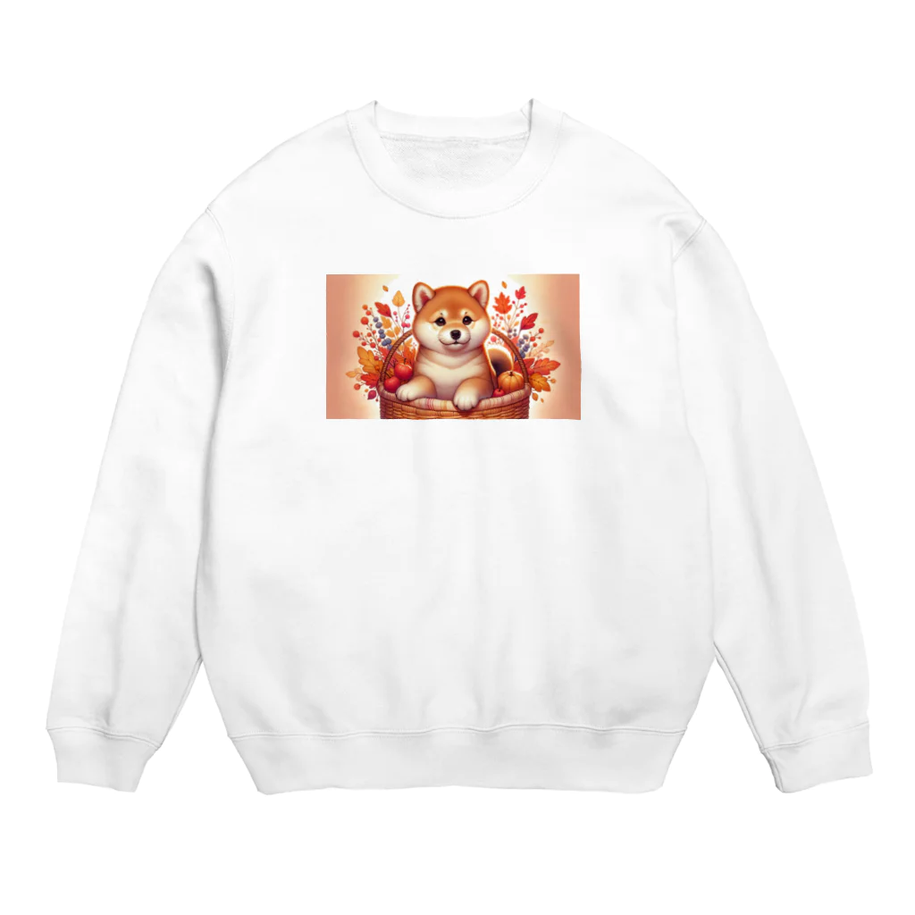 TKG3150の可愛い柴犬 Crew Neck Sweatshirt