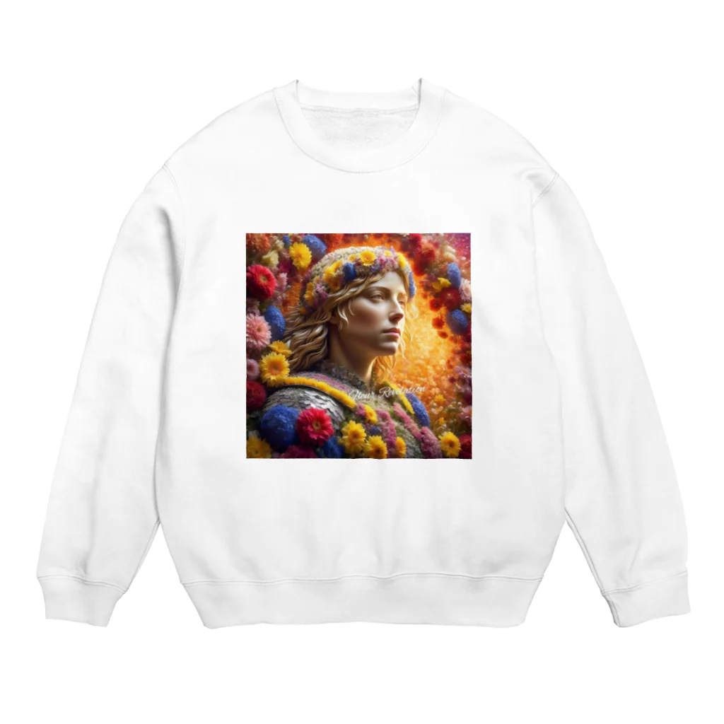 お花屋SUNのFleur Revelation「フルール・レベレーション」 Crew Neck Sweatshirt