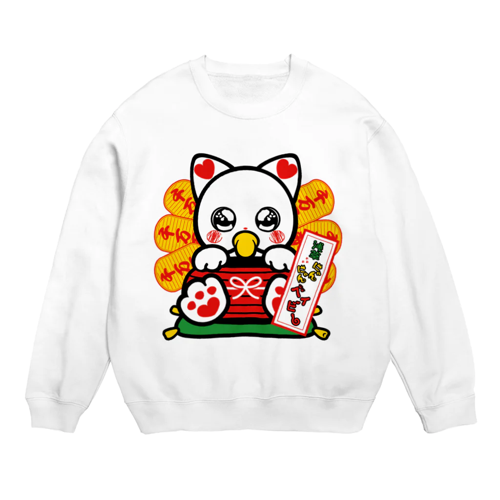 浅草にゃんにゃんベイビーの浅草にゃんにゃんベイビー２ Crew Neck Sweatshirt